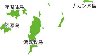 慶良間諸島の島々