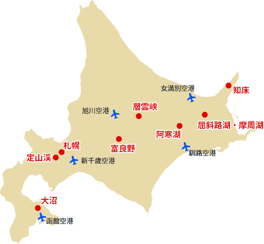 北海道マップ