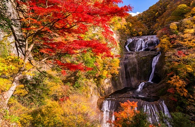 袋田の滝、竜神大吊橋、月待の滝　3つの秋の風景をめぐる旅