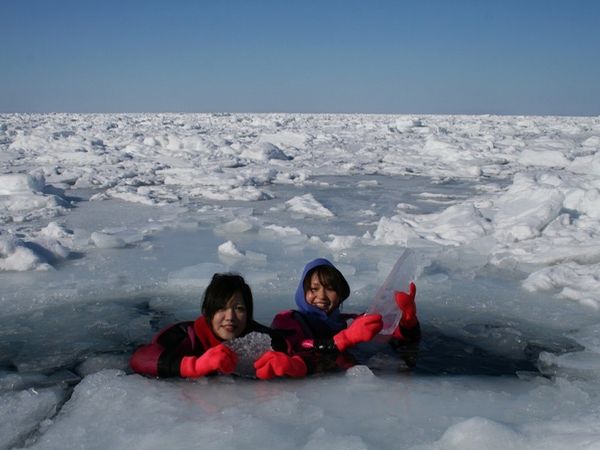 流氷ウォーク