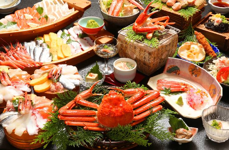 梅田 8 00発 たっぷり どっぷり とっとり 21品のカニ料理 旅プラスワン 梅田 8 00発 たっぷり どっぷり とっとり 21品のカニ料理 旅プラスワン