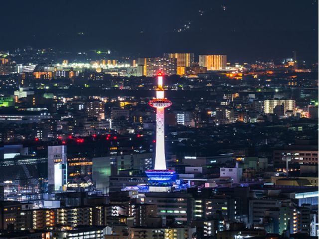 ヘリコプターで巡る三都物語！／京都・大阪・神戸トワイライト＆ナイトクルーズ