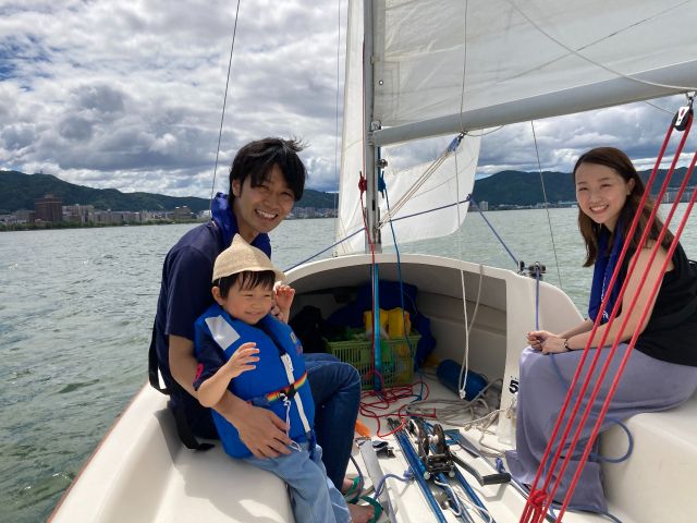 親子で楽しむ体験旅応援プラン★子どもと一緒に琵琶湖でヨットに乗ろう！