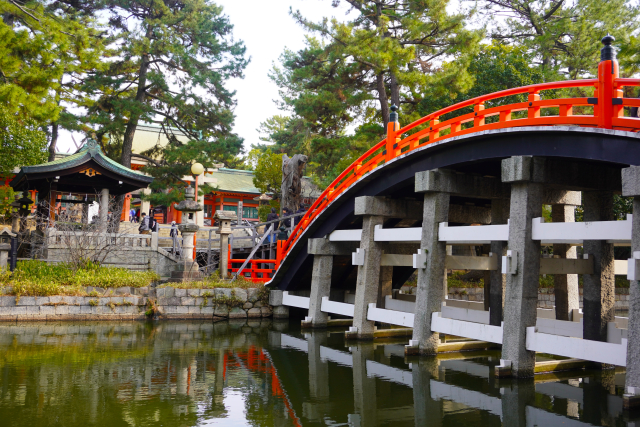 関西空港・大阪市内希望場所発ー住吉大社ー難波八阪神社ー四天王寺ー石切剣箭神社ー関西空港・大阪市内希望場所着（6時間）