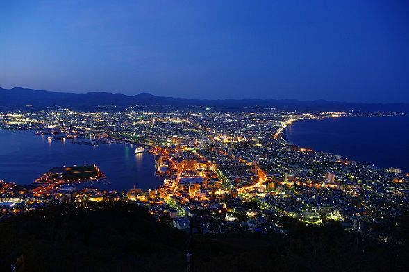 函館山夜景鑑賞９０分コース【函館タクシー・ハッピーツアー函館】