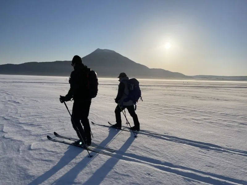鶴雅アドベンチャーベースＳＩＲＩ～阿寒湖上トレッキング（冬季）
