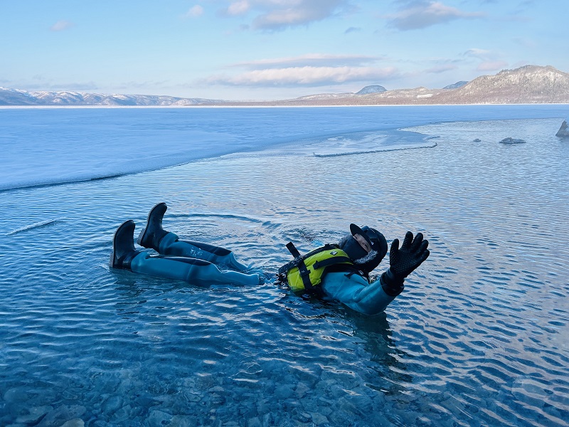 【北海道・屈斜路湖・スノーシュー】Matatabi（マタタビ）屈斜路湖ドキドキ氷上ウォーキング