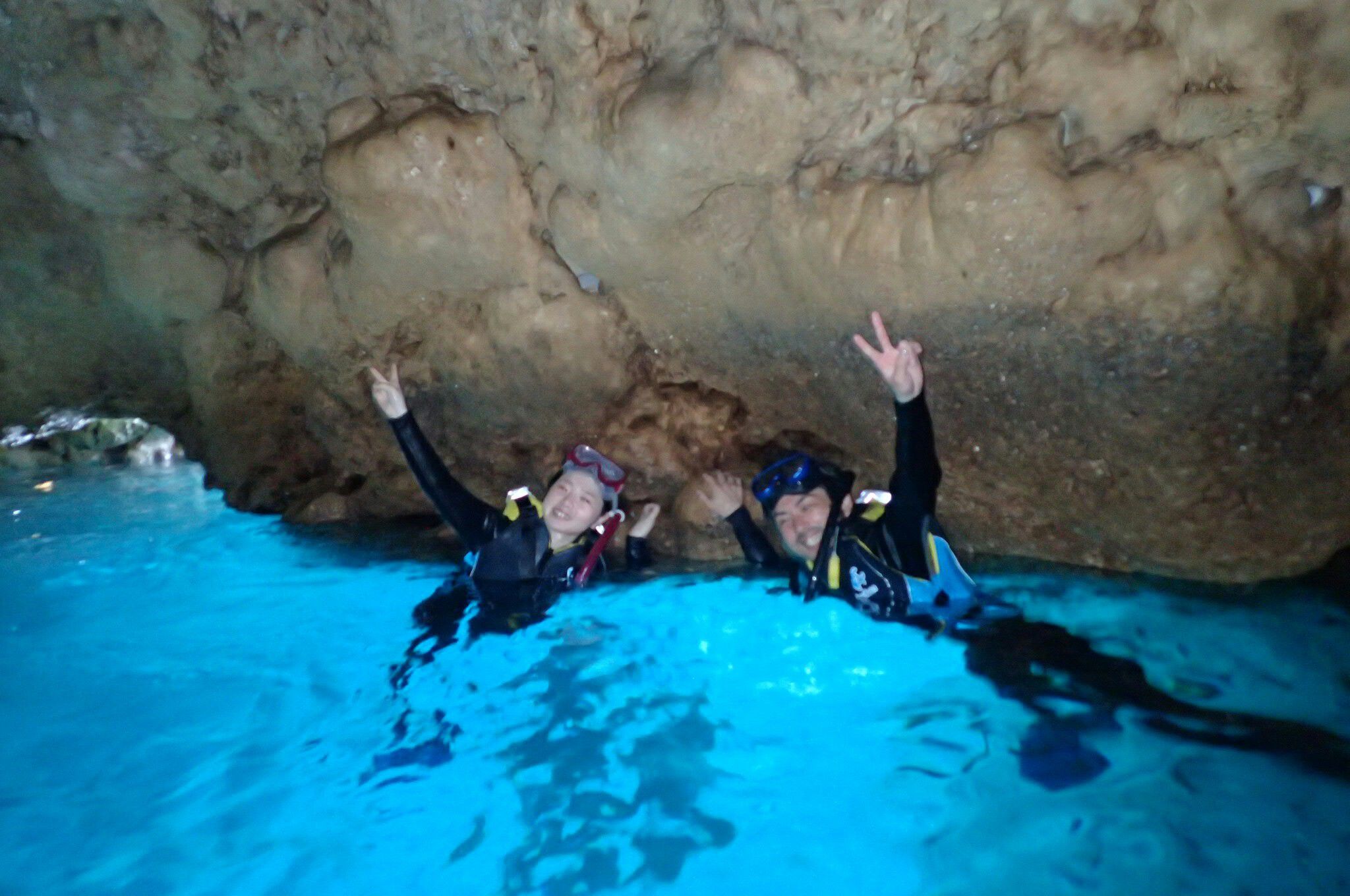 Blue Cave Snorkeling[Pick Up from Naha]