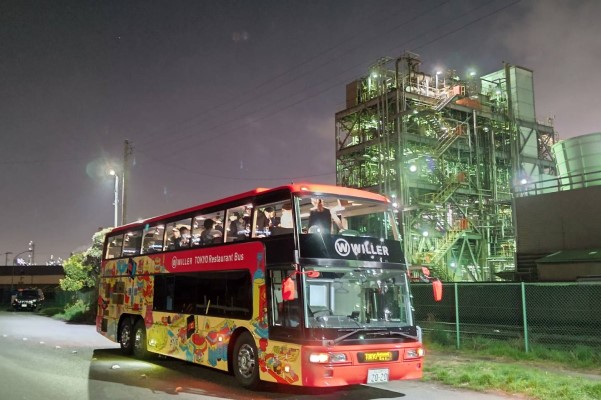 東京レストランバス　川崎工場夜景コース