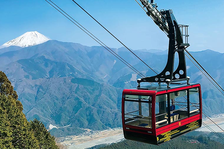 【H5003Z】【トイレ付バス・レガートで行く】ロープウェイからの絶景!身延山の紅葉と朝霧高原ランチビュッフェ