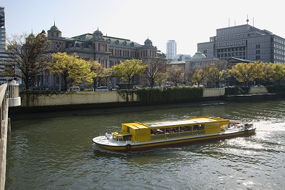 ★水都大阪・クルーズ★なにわ探検クルーズ＆タグボート大正の水上イタリアンレストランでランチコース