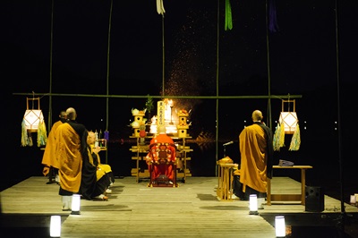 <NC>嵯峨の送り火 大覚寺夜間特別拝観「宵弘法(万灯会)」