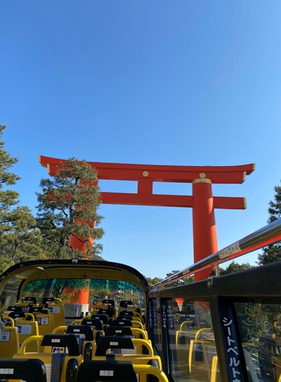 ＜WG＞スカイバス京都 初詣ドライブ　北野天満宮と平安神宮
