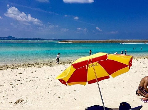 水納島日帰り海水浴