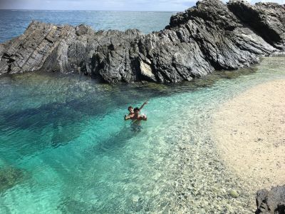 【沖縄北部・オクマ】無人島コース シーカヤック＋シュノーケリング体験