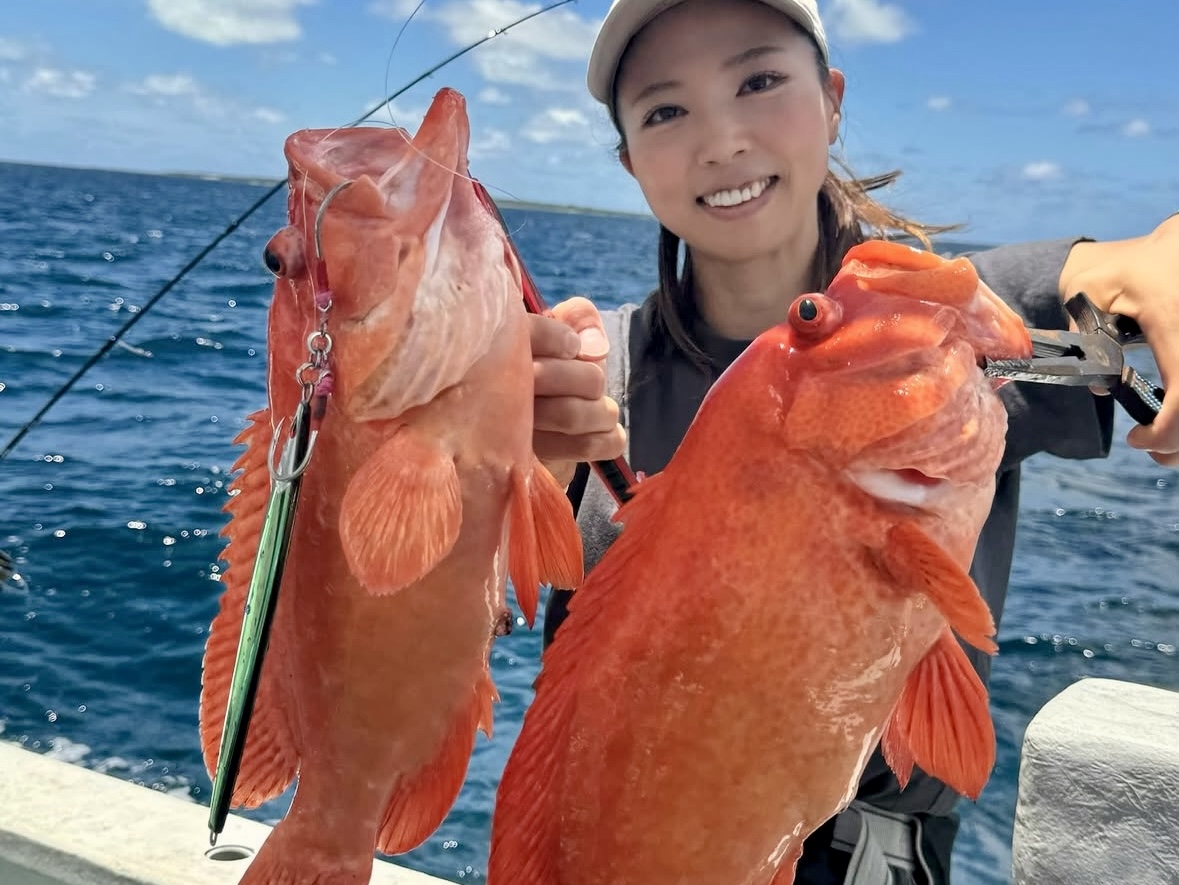 《沖縄・石垣島》釣り体験ツアー/1日　レンタル無料・3歳から乗船OK