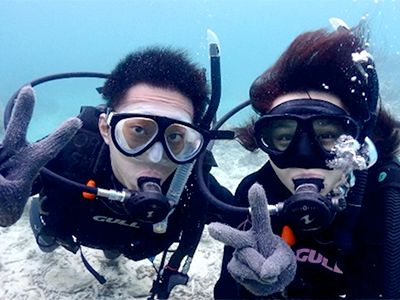 【小浜島発着】　 体験ダイビング＆幻の島上陸＆シュノーケル　１日コース　【小浜２イン】
