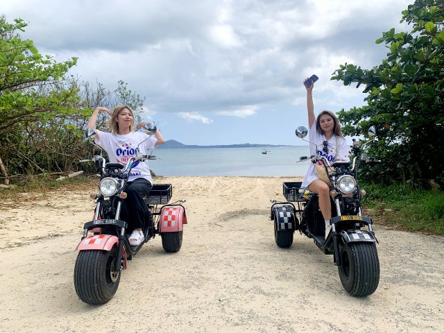 【沖縄・石垣島】電動三輪バイク・EVトライクレンタルプラン！！三輪バイクで石垣島を最大限に楽しもう☆