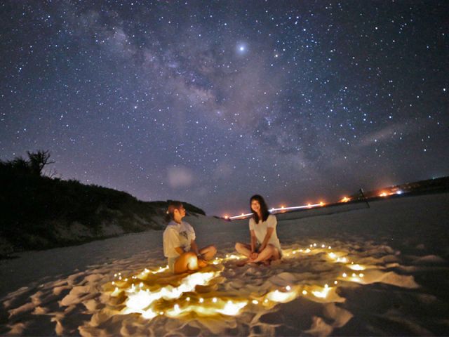 満点の星空と記念撮影！星空フォト・星空ロケーションフォト