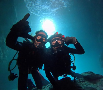 Blue cave