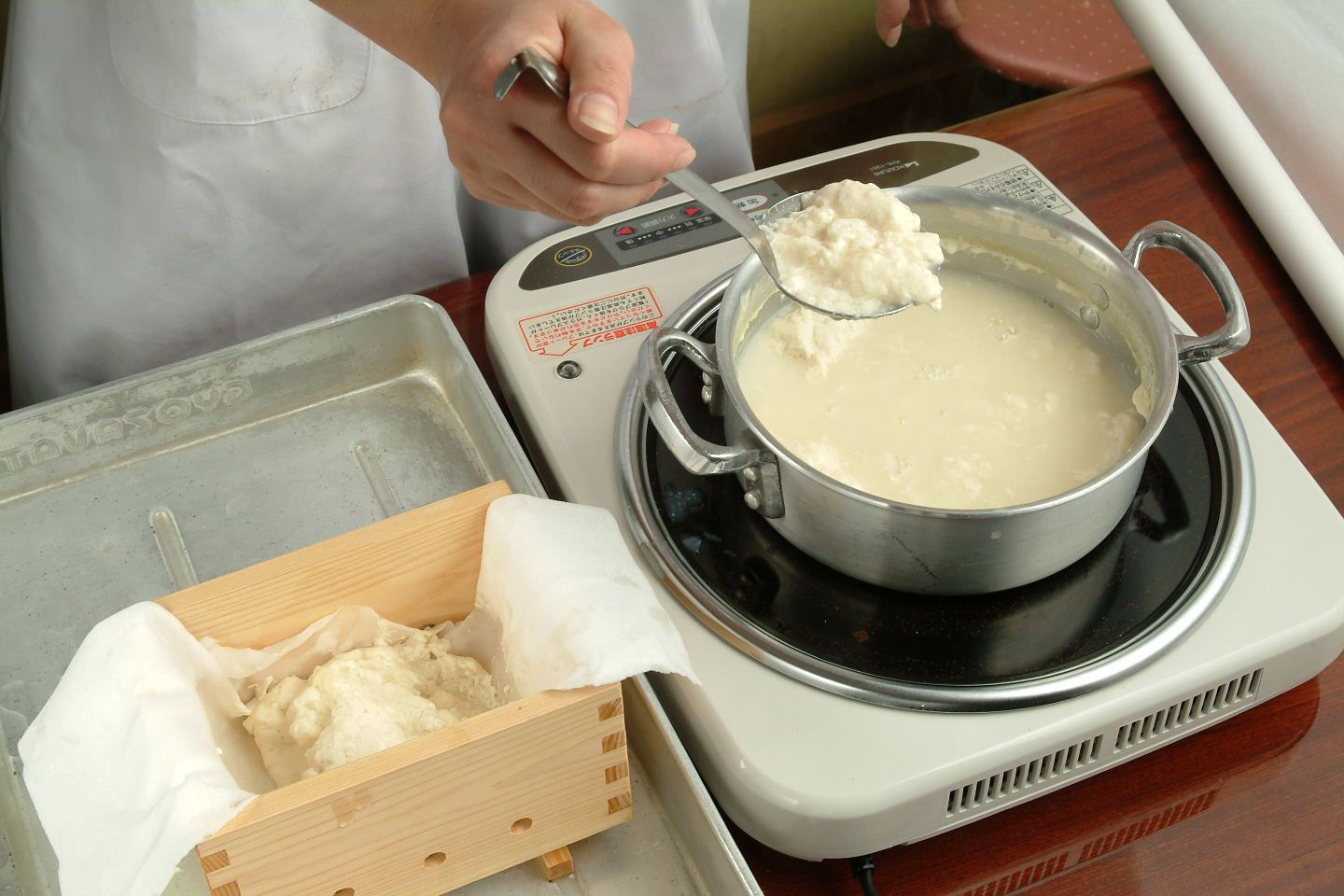 本格おとうふづくり体験！湯どうふにしてご賞味