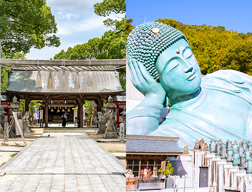 ＜福岡・観光タクシー＞南蔵院・宇美八幡宮コース