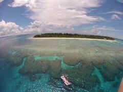 ボートで15分の離島！ミシュラン☆1ッ星の水納島へボートシュノーケリング♪ボートから海に入ればたくさんの珊瑚が広がる圧巻の景色が見られます！親切・丁寧にレクチャーいたしますのでご安心ください♪【1日3便運行】