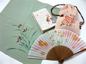 巾着　京友禅体験