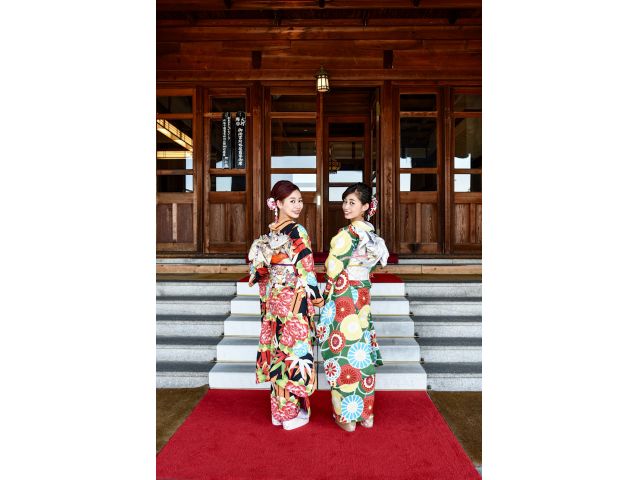 【着物レンタル】豪華振袖プラン☆お出かけコース　￥13,200